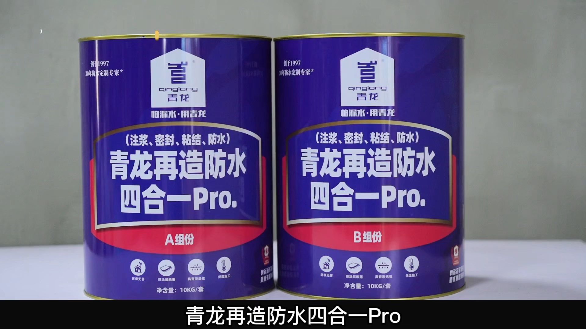 青龍再造防水四合一 Pro.(注漿、密封、粘結(jié) 、防水)